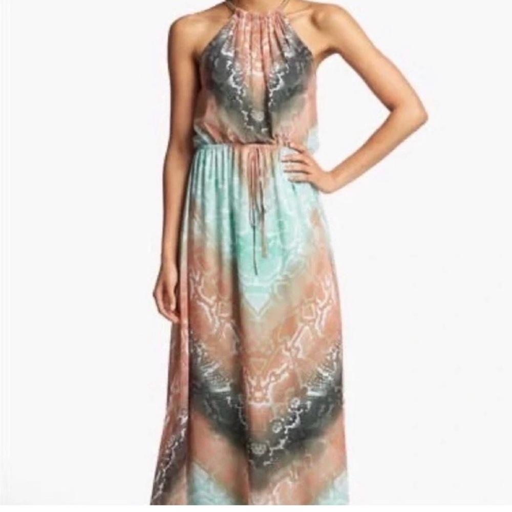 Vince Camuto Halter Maxi Dress